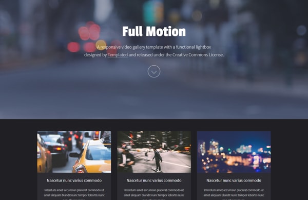 Responsive Website Design Full Motion Template Mediafluent