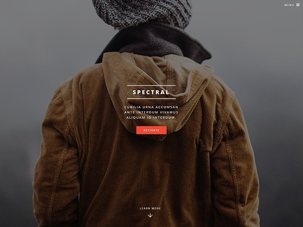 Spectral HTML5 template