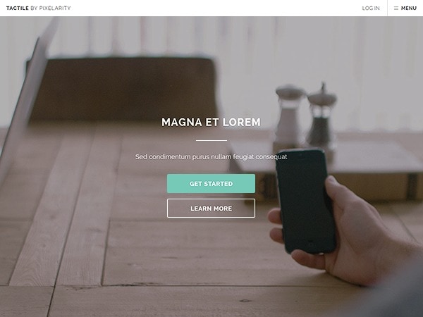 Tactile HTML5 template