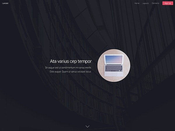 Landed HTML5 template