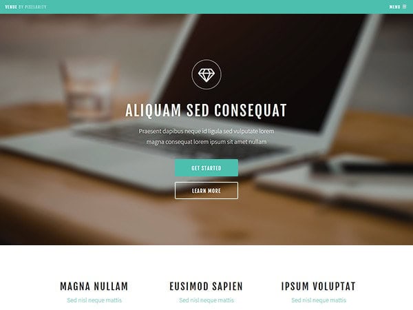 template-venue Venue HTML template